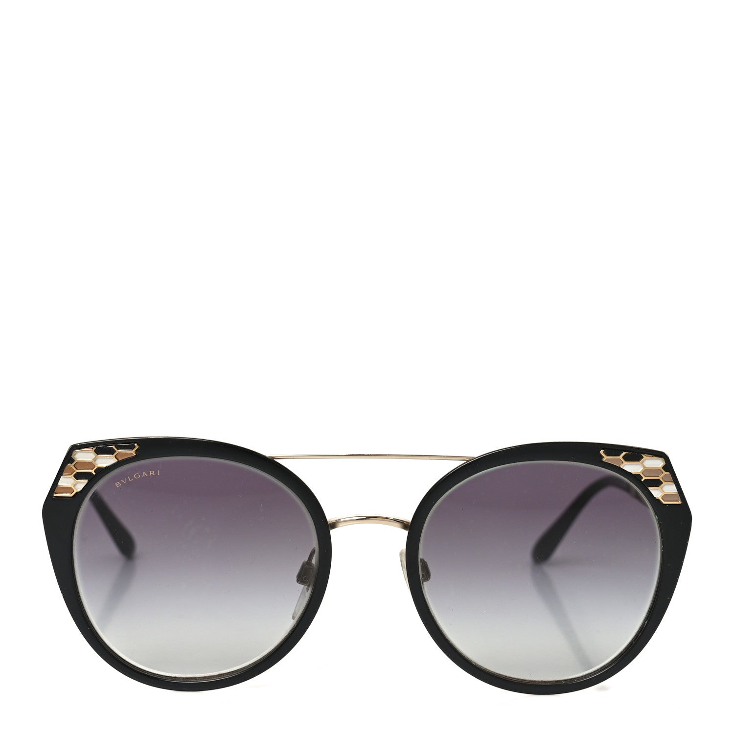 Bulgari Serpenti 6095 Sunglasses Black Gold 2 of 7