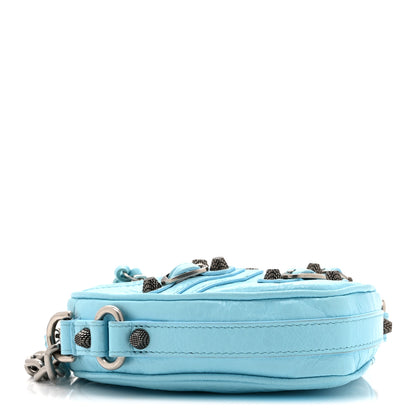 Balenciaga Agneau Arena Mini Le Cagole Heart Bag Blue 4 of 10