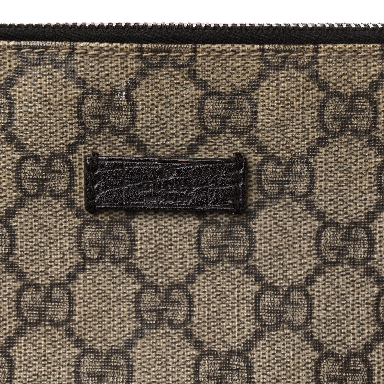 Gucci GG Supreme Monogram Cosmetic Case Brown 16 of 18