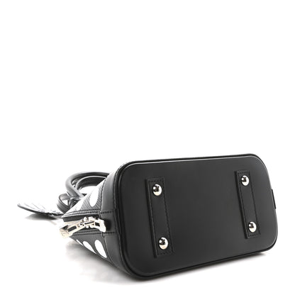 Louis Vuitton X YK Epi Alma BB Black White 4 of 9