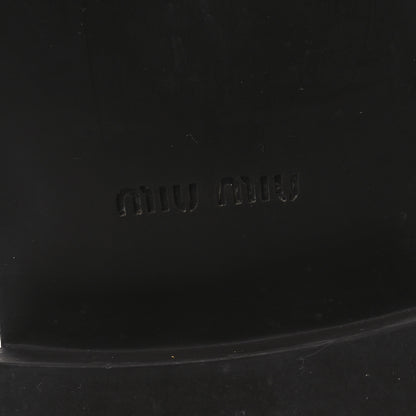 Miu Miu Antique Calfskin Buckle Boots 36.5 Cacao 8 of 14