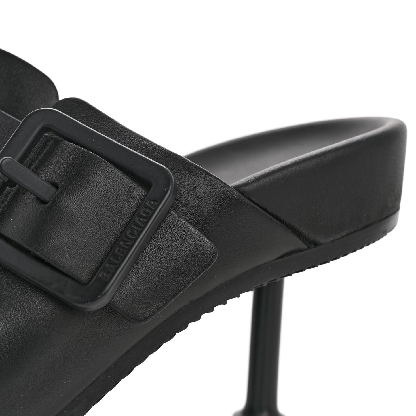 Calfskin Mallorca 80mm Mules 37 Black