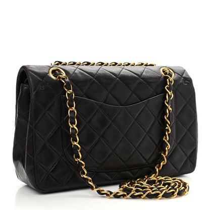 Chanel Lambskin Quilted Small Double Flap Black 3 of 14