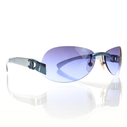 Chanel Frameless CC Logo Sunglasses 4037 Purple 1 of 5