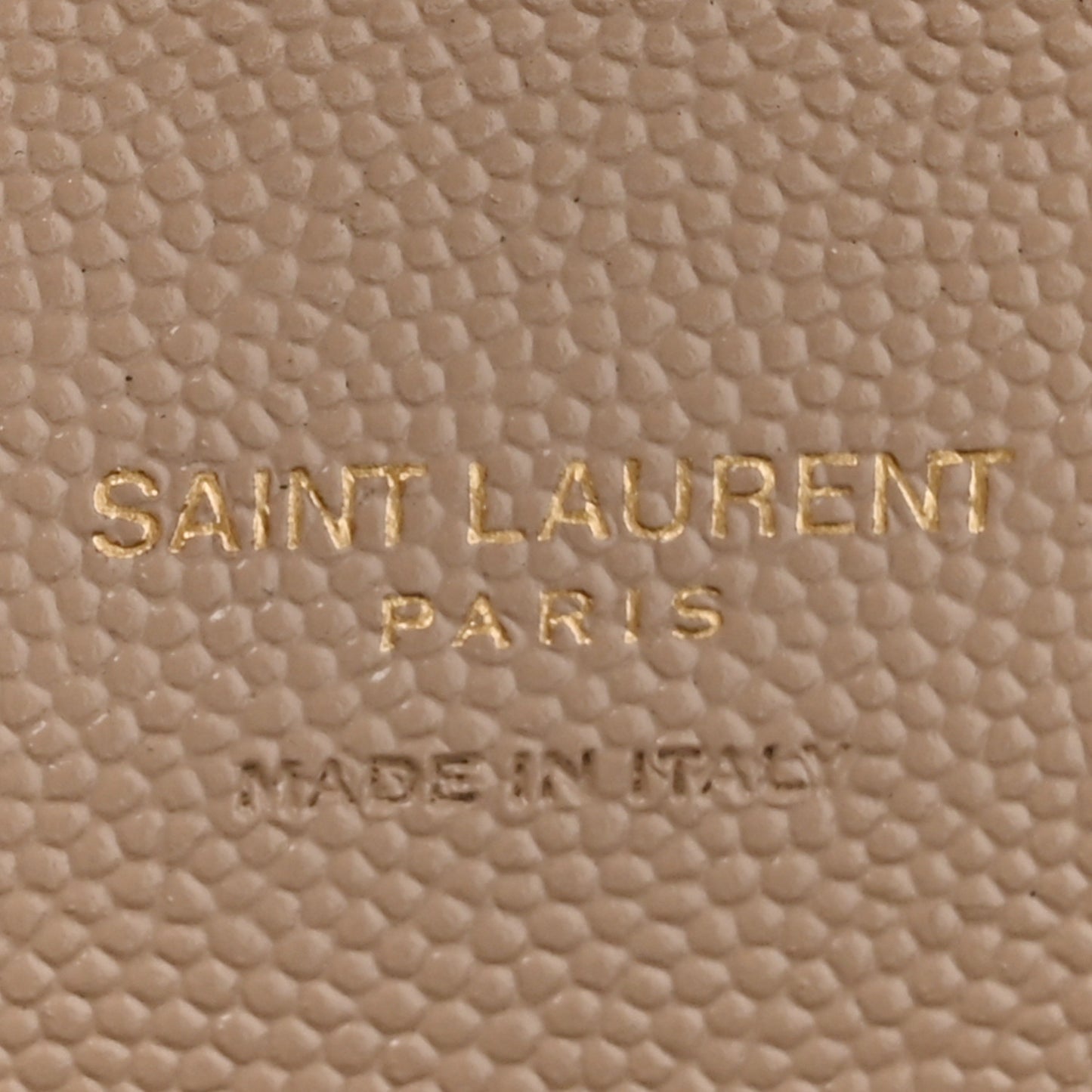 Grain De Poudre Textured Mixed Matelasse Triquilt Monogram Clutch Dark Beige