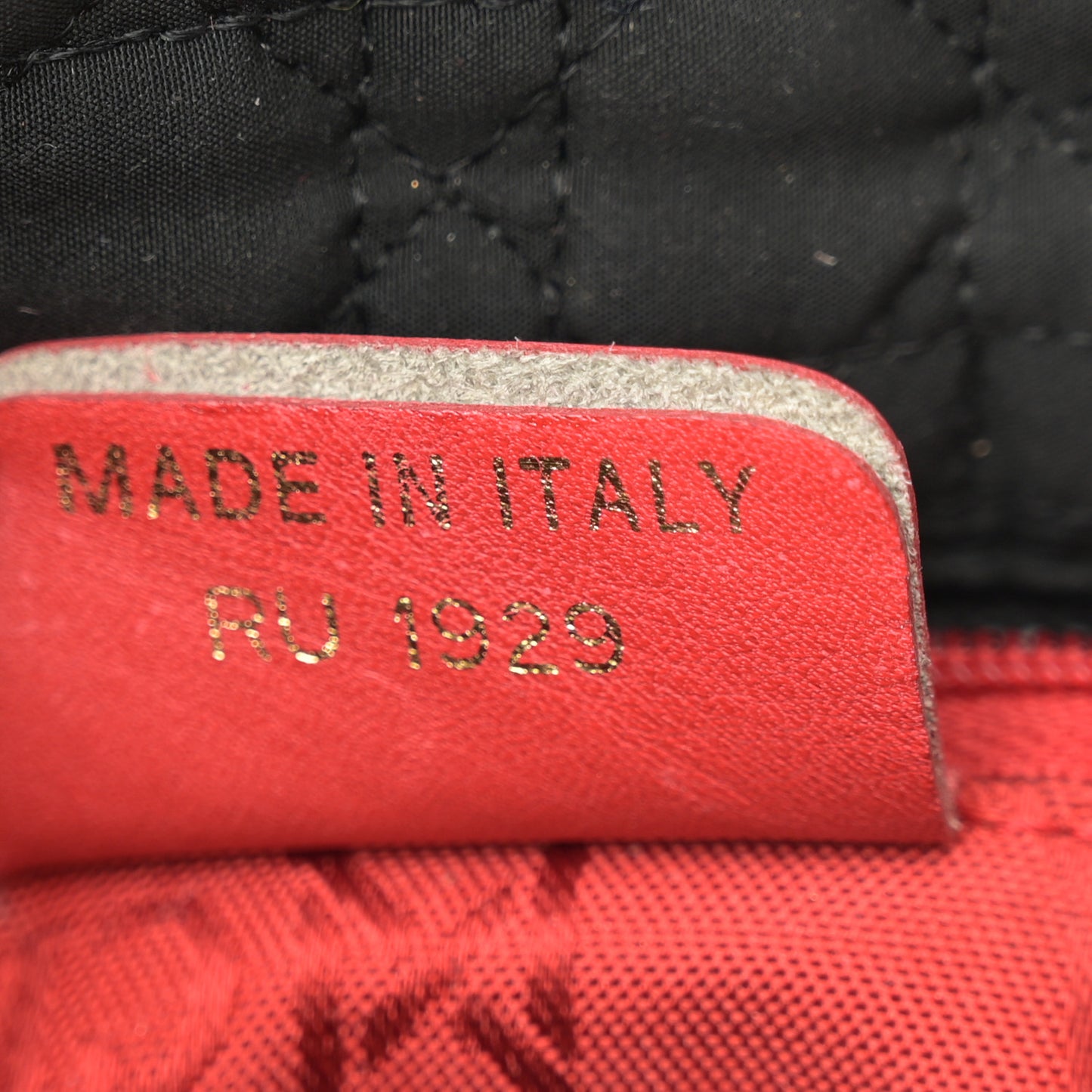 Nylon Cannage Medium Lady Dior Black