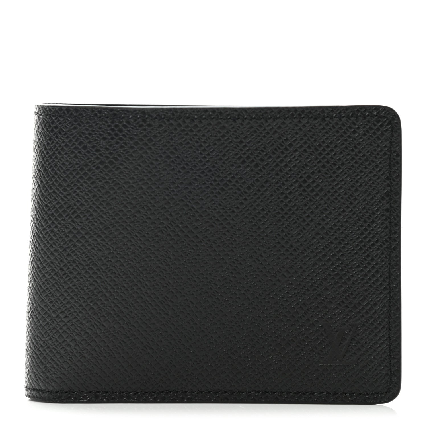 Louis Vuitton Taiga Slender Wallet Black 1 of 7