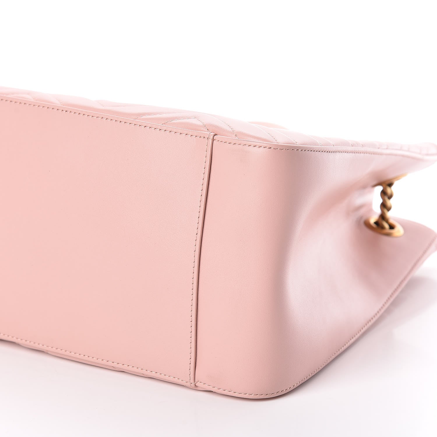 Gucci Calfskin Matelasse Medium GG Marmont Shoulder Tote Bag Perfect Pink 9 of 9