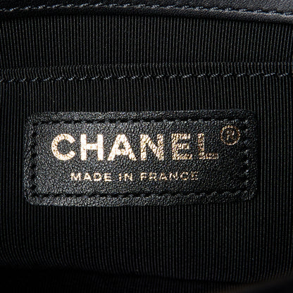 Chanel Velvet Strass Quilted Small Boy Flap Black 6 of 11