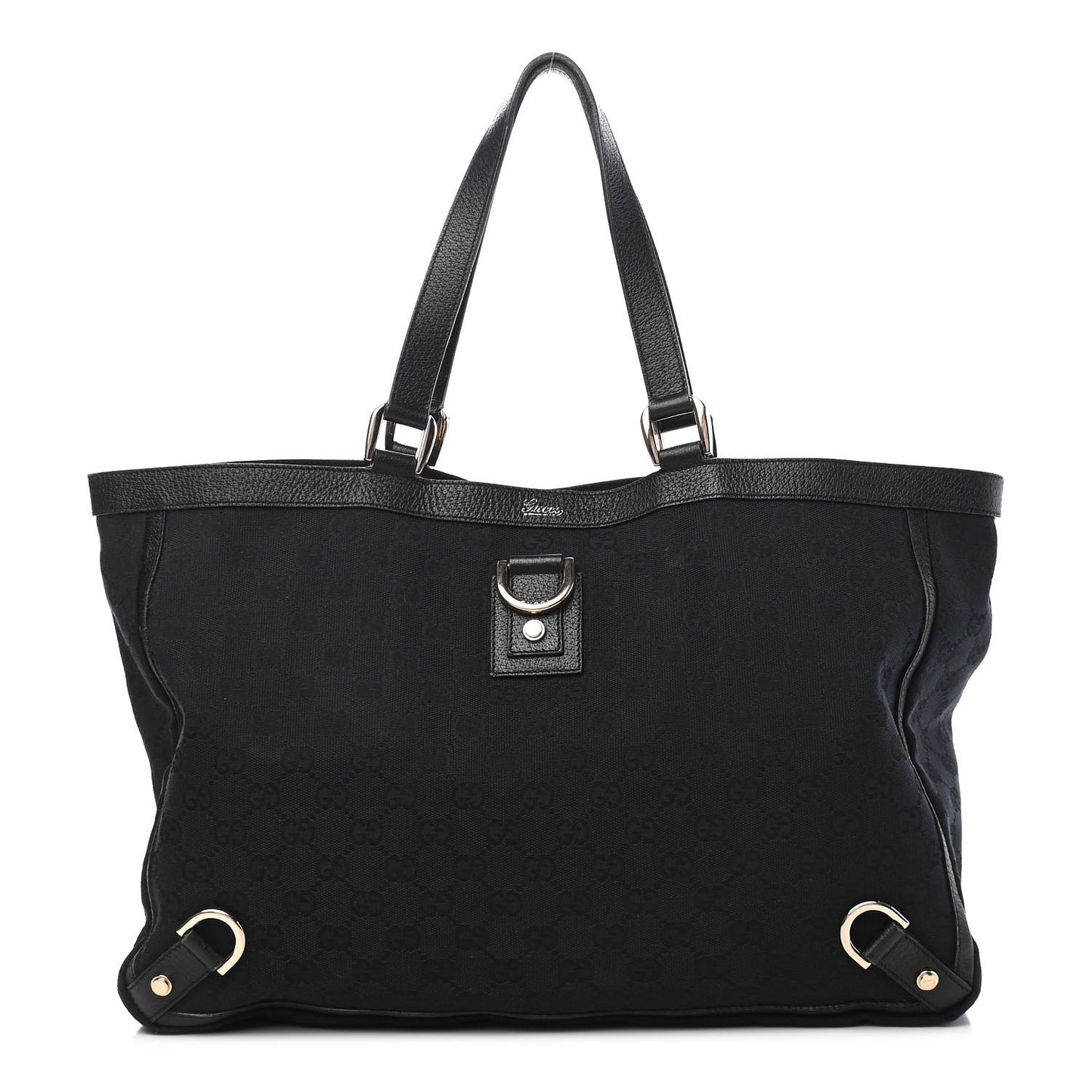 Monogram Large Abbey Tote Black
