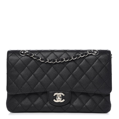 Chanel Caviar Quilted Medium Double Flap Black 1 of 9