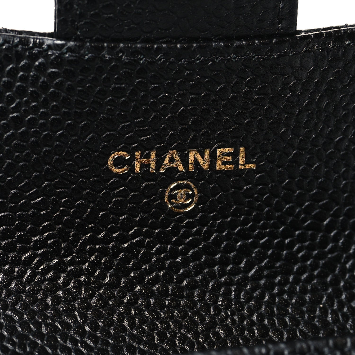 Chanel Caviar Quilted Flap Card Holder Wallet Black 6 of 12