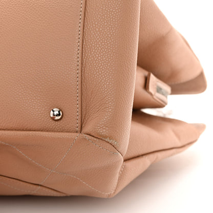 Chanel Soft Caviar Quilted Large CC Timeless Tote Beige 22 of 25