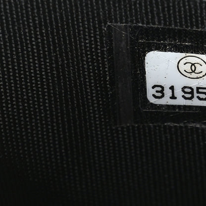 Chanel Caviar Camellia Embossed Card Holder Black 8 of 8