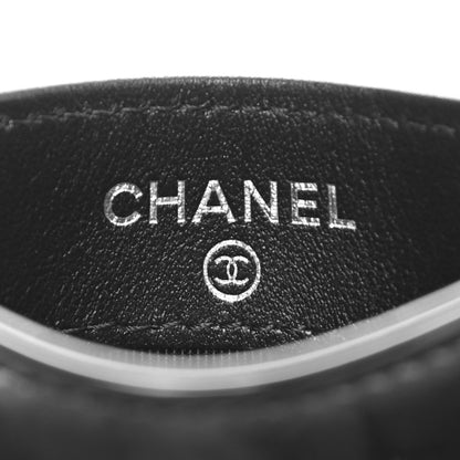 Chanel Patent Calfskin Quilted Card Holder So Black 6 of 9