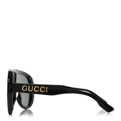 Gucci Acetate Shield Sunglasses GG1370S Black 3 of 7