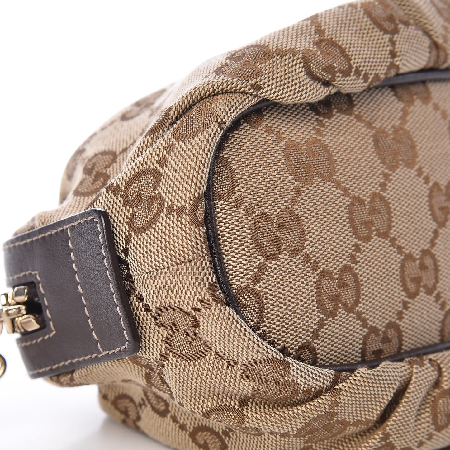 Monogram Medium Bamboo Cosmetic Case Dark Brown