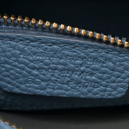 Salvatore Ferragamo Hammered Calfskin Double Handle Small Amy Tote  Chambry 7 of 12