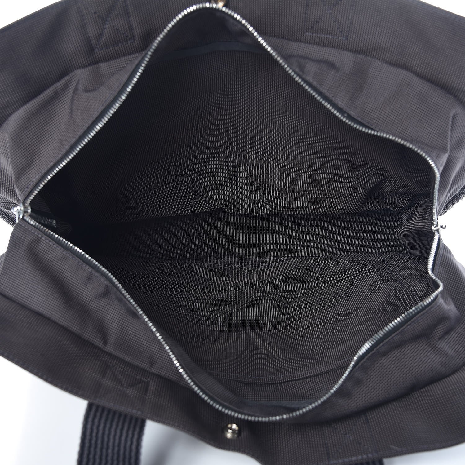 Hermes Canvas Herline Tote GM Grey 5 of 8