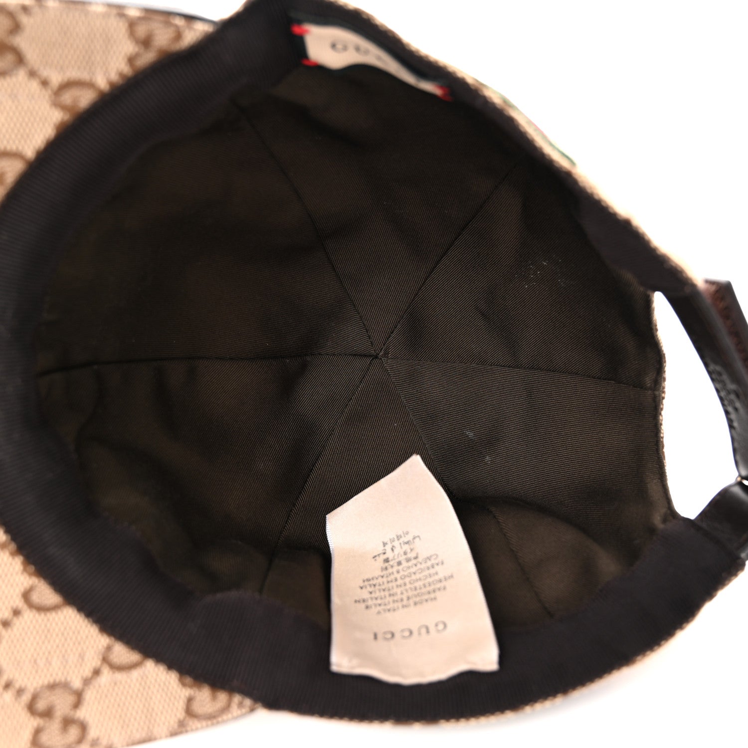 Gucci Monogram Web Baseball Hat S Beige Cocoa 7 of 9