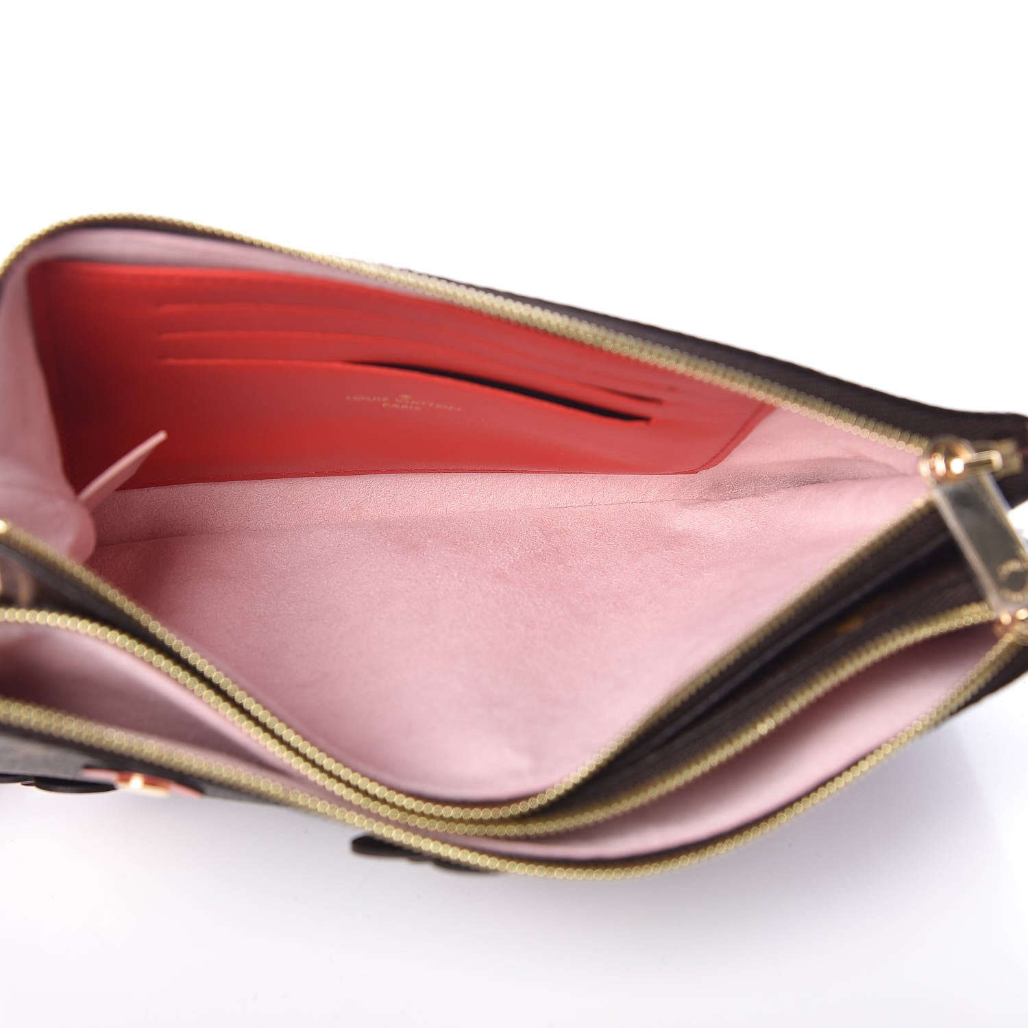Louis Vuitton Monogram Blooming Flowers Double Zip Pochette 5 of 11