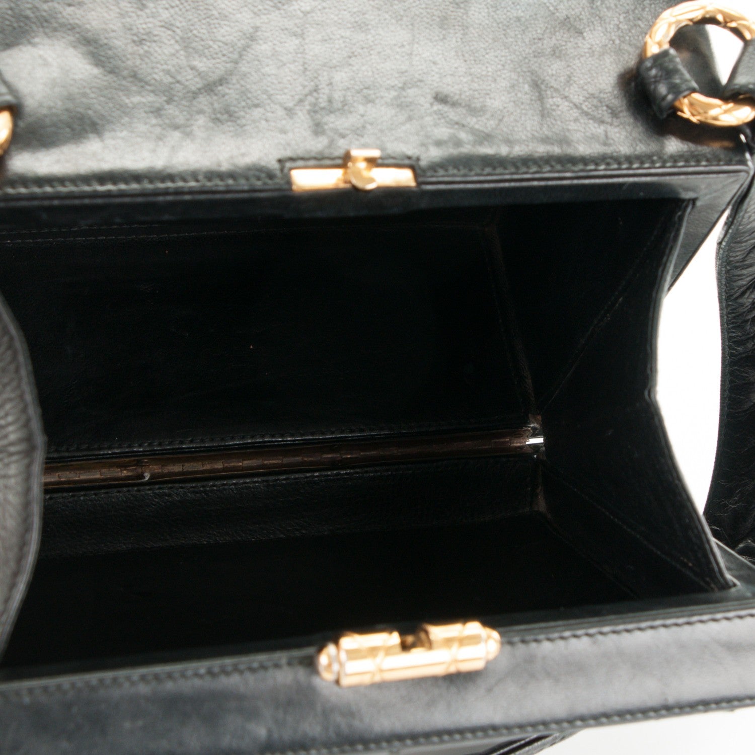 Chanel Lambskin Quilted Box Bag Black 5 of 7