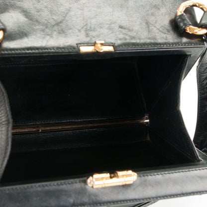 Chanel Lambskin Quilted Box Bag Black 5 of 7