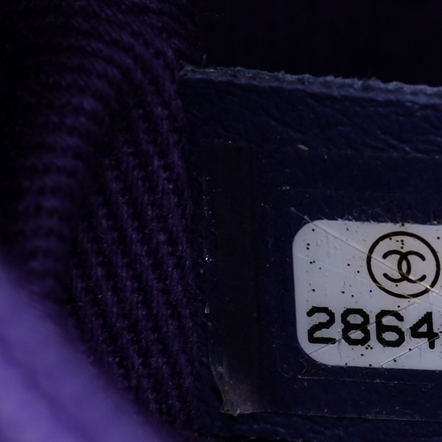 Chanel Caviar Chevron Quilted Mini Coco Handle Flap Purple 7 of 10