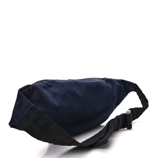 Tessuto Nylon Montagna Belt Bag Blue