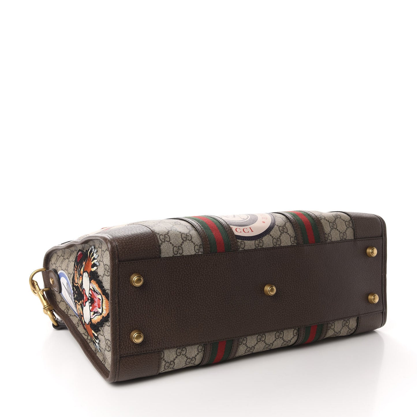 Soft GG Supreme Monogram Courrier Medium Duffle Bag Beige New Acero Multicolor