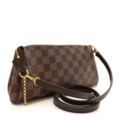 Louis Vuitton Damier Ebene Eva Clutch 2 of 12