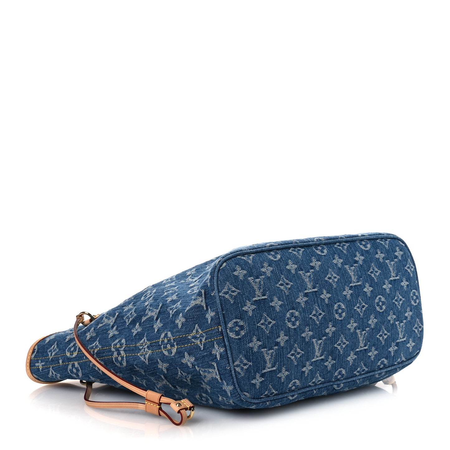 Monogram Denim Neo Neverfull MM   Blue