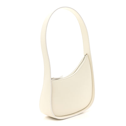 The Row Smooth Calfskin Half Moon Shoulder Bag New Ivory 3 of 9