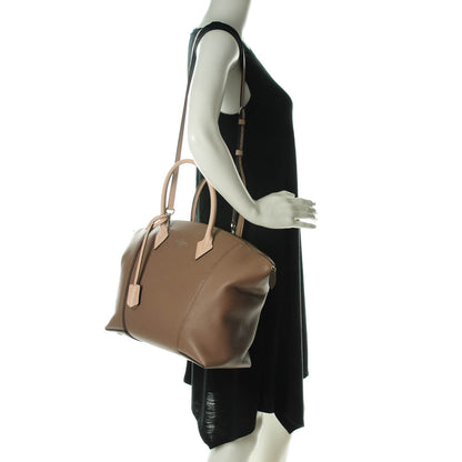Louis Vuitton Taurillon Soft Lockit MM Taupe Petale 2 of 7