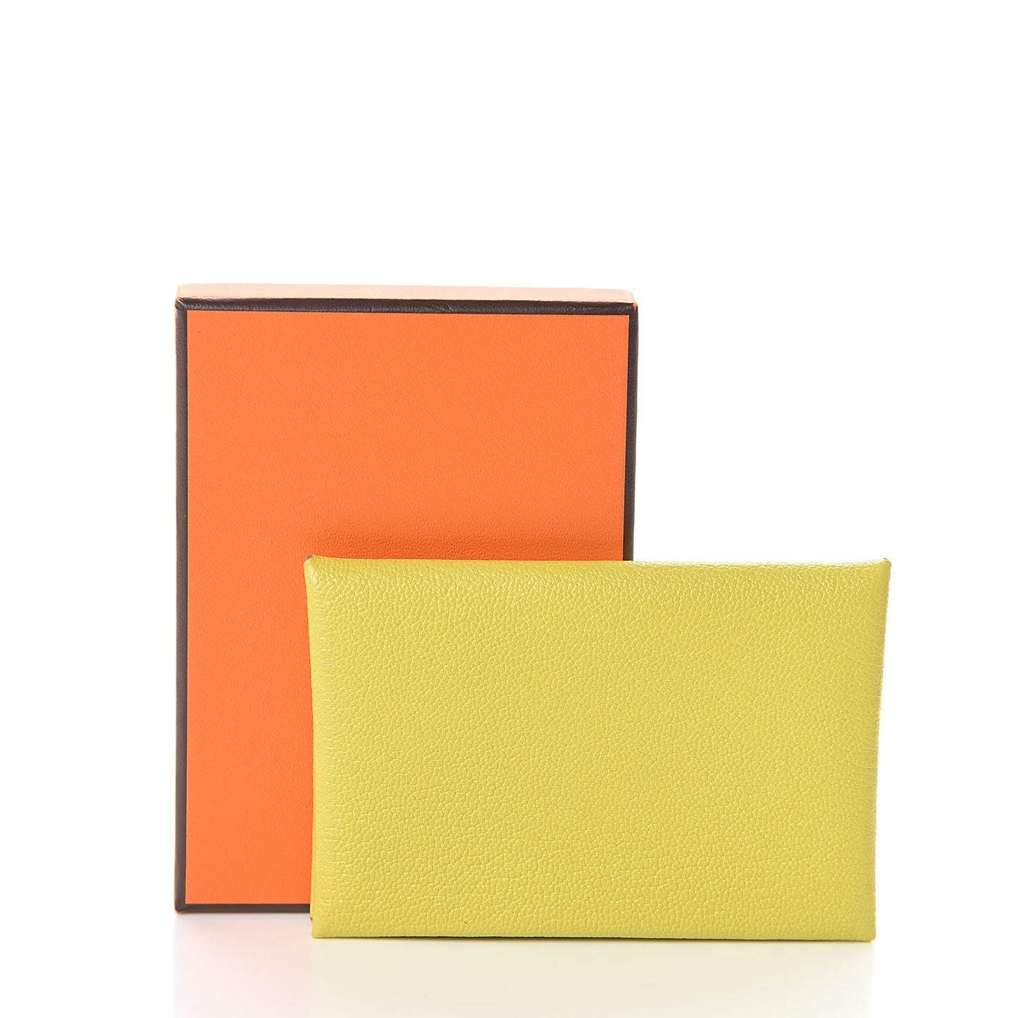 Chevre Mysore Calvi Card Case Lime