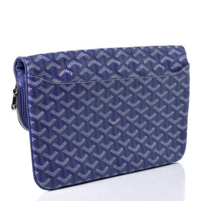 Goyard Goyardine Sainte Marie Soft Clutch Blue 2 of 4