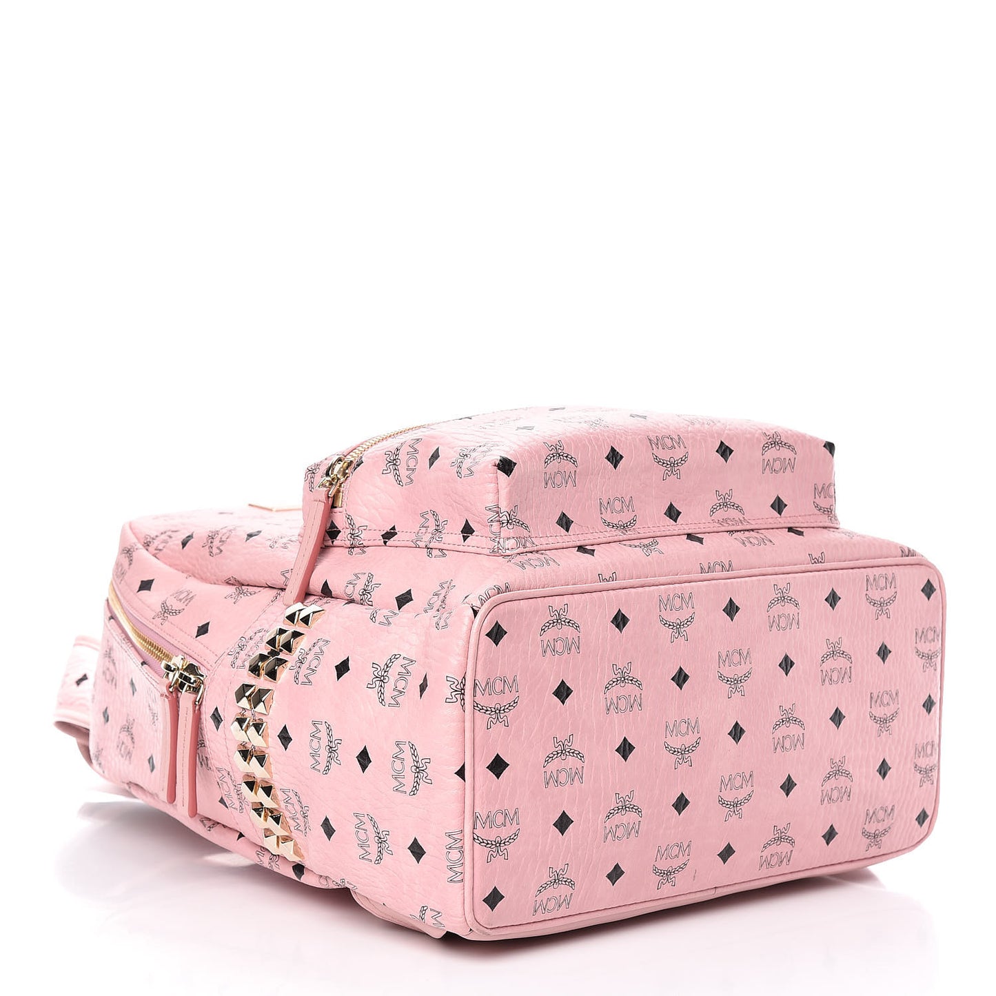 Visetos Medium Side Studs Stark Backpack Pink
