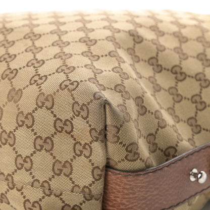 Gucci Monogram Large Bamboo Bar Tassel Shoulder Bag Brown 11 of 13