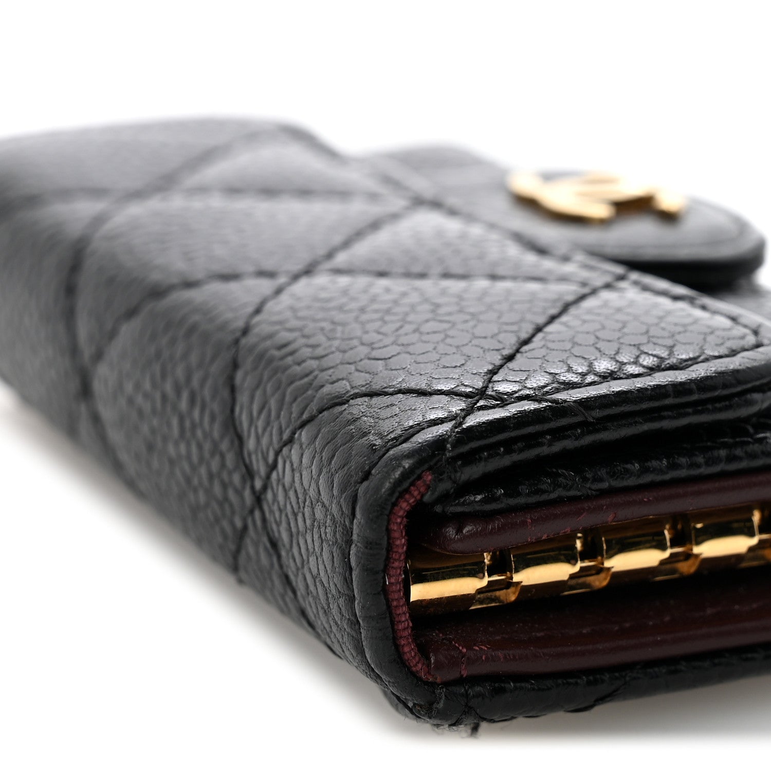 Chanel Caviar Quilted 6 Key Holder Black 9 of 10