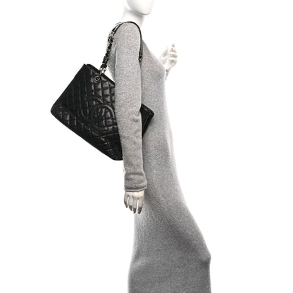 Chanel Caviar Quilted Grand Shopping Tote GST Black 2 of 10