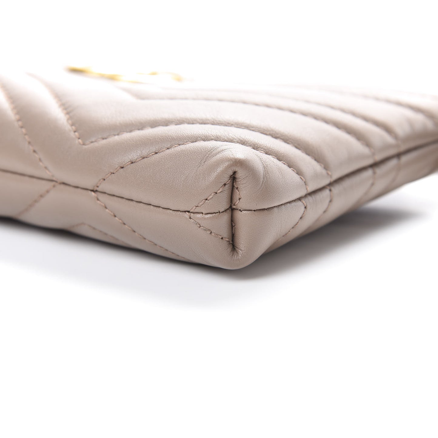 Calfskin Matelasse Mini GG Marmont Chain Bag Porcelain Rose