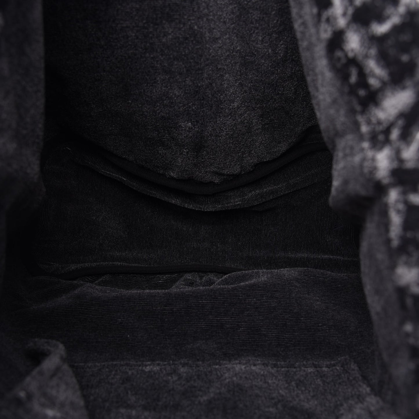Terry Cotton CC Tote Black Grey