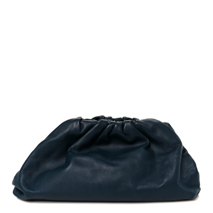 Bottega Veneta Smooth Butter Calf The Pouch Oversized Clutch Deep Blue 1 of 12