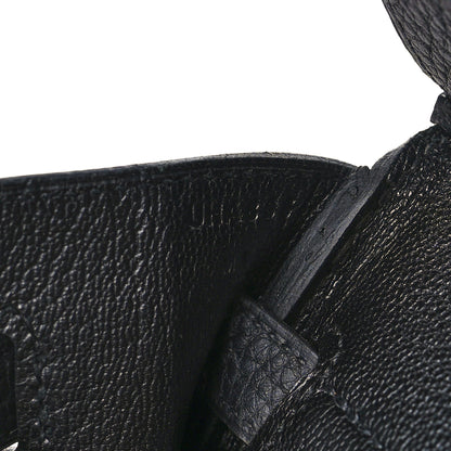Hermes Togo Birkin 25 Black 7 of 10