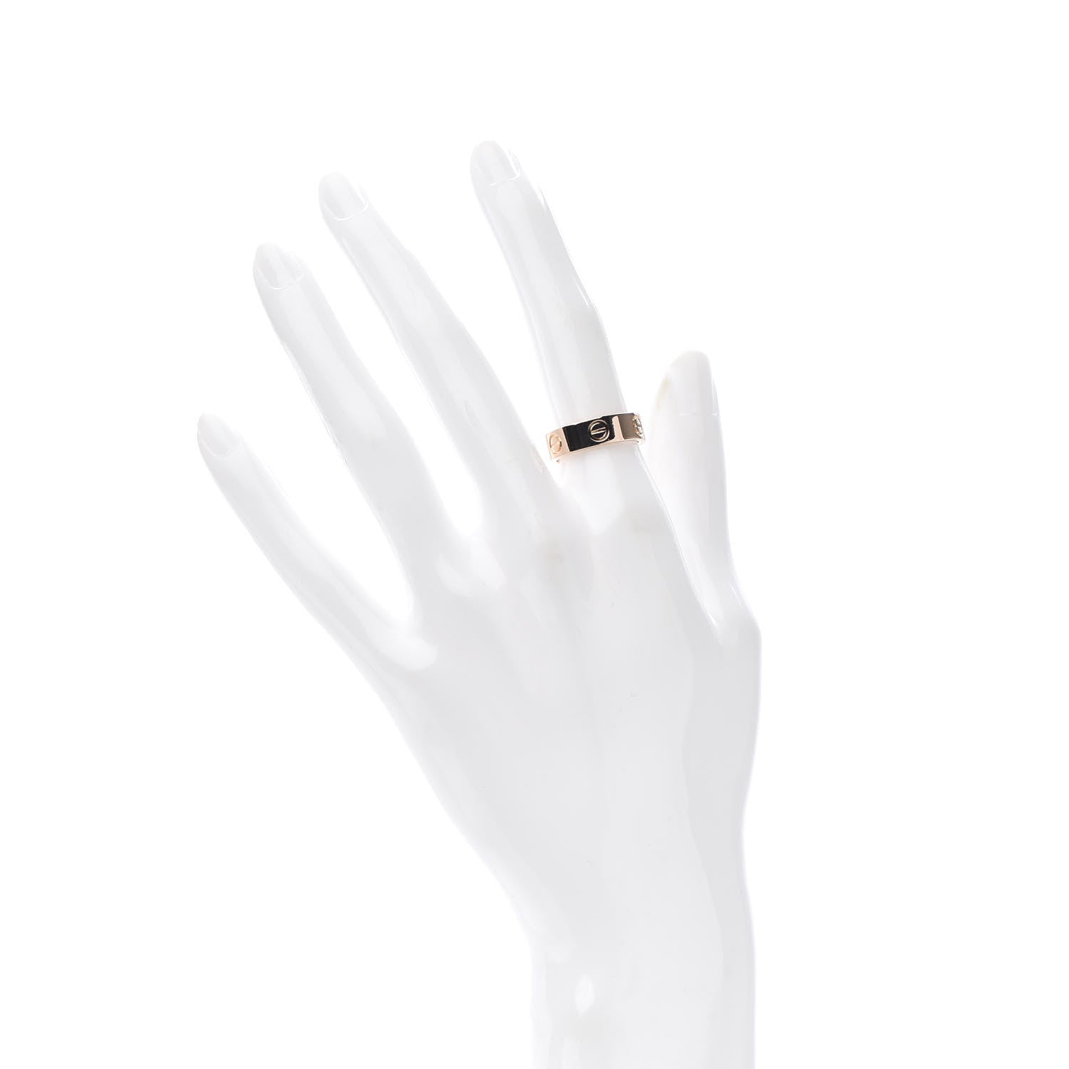 Cartier 18K Pink Gold 5.5mm LOVE Ring 51 5.75 2 of 5