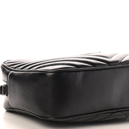 Saint Laurent Calfskin Matelasse Monogram Lou Camera Bag Black 8 of 9