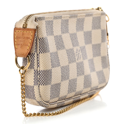 Louis Vuitton Damier Azur Mini Pochette Accessories 3 of 13