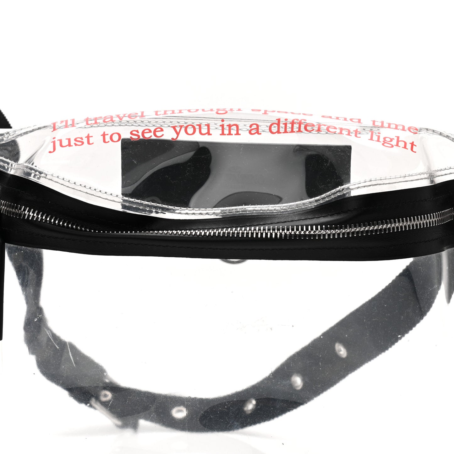 PVC VLTN Belt Bag Black