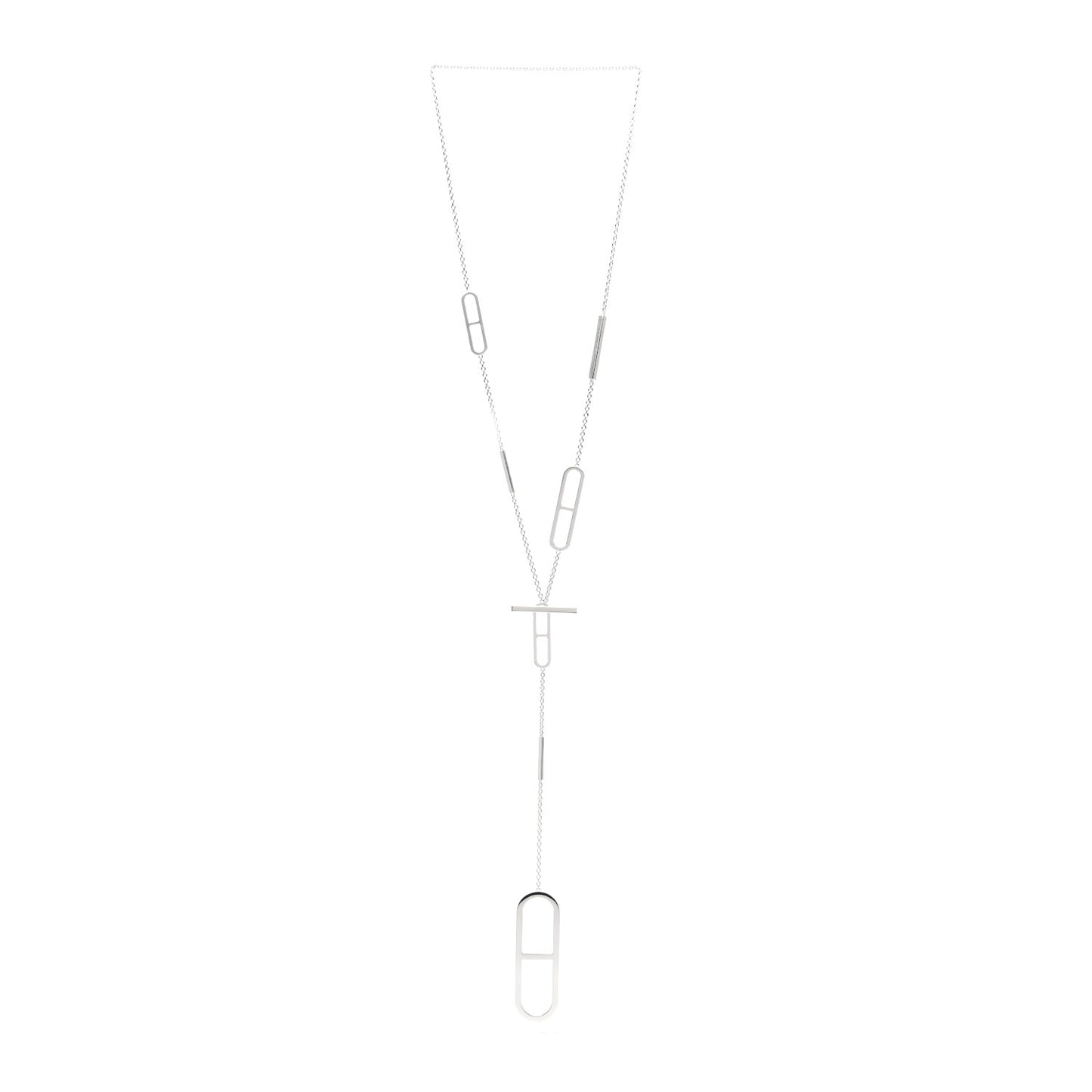 Sterling Silver Ever Chaine d'Ancre Long Necklace