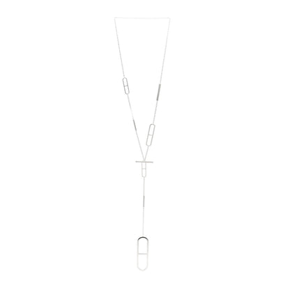 Hermes Sterling Silver Ever Chaine d'Ancre Long Necklace 3 of 5